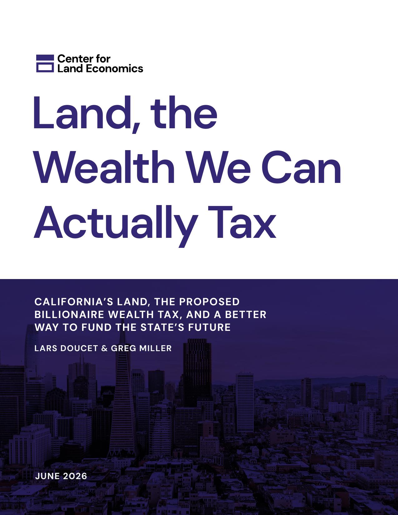 Land, the Wealth We Can Actually Tax